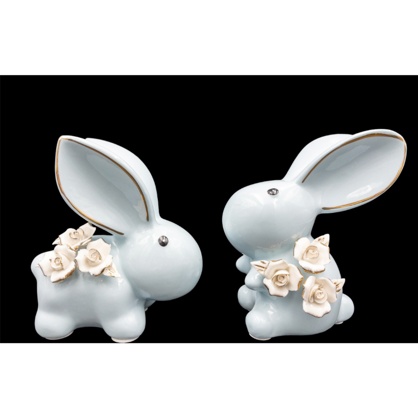 陶瓷兔(花)
